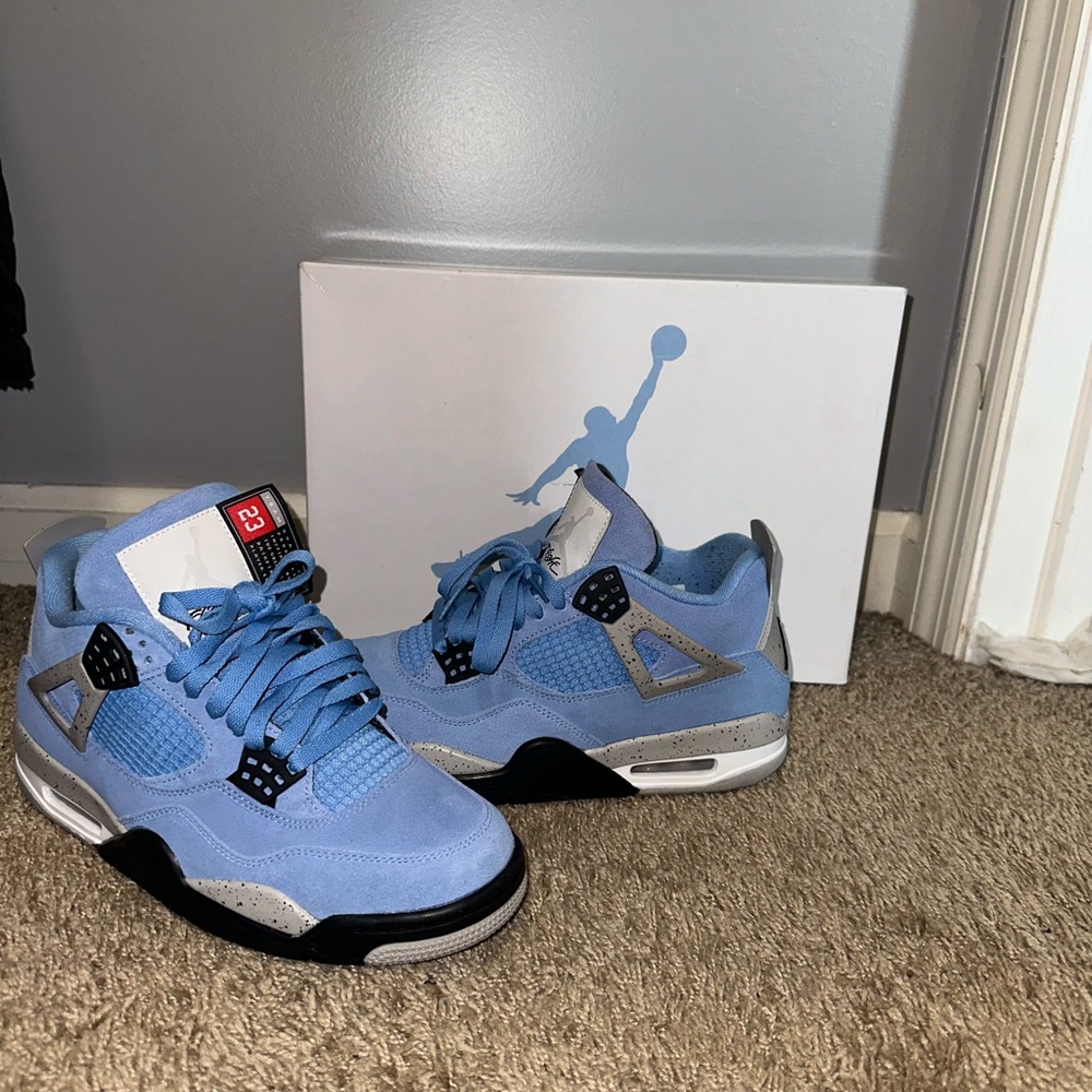 jordan 4 retro university blue men’s 8